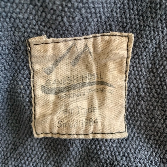 Ganesh Himal Fair Trade Messenger Bag Navy - Picture 3 of 8